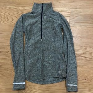 J Crew x New Balance sport top.